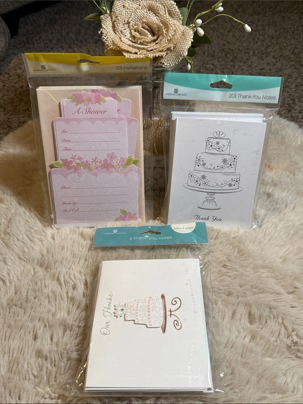 ✨American Greeting Wedding Shower Invitations and Thank You Cards✨